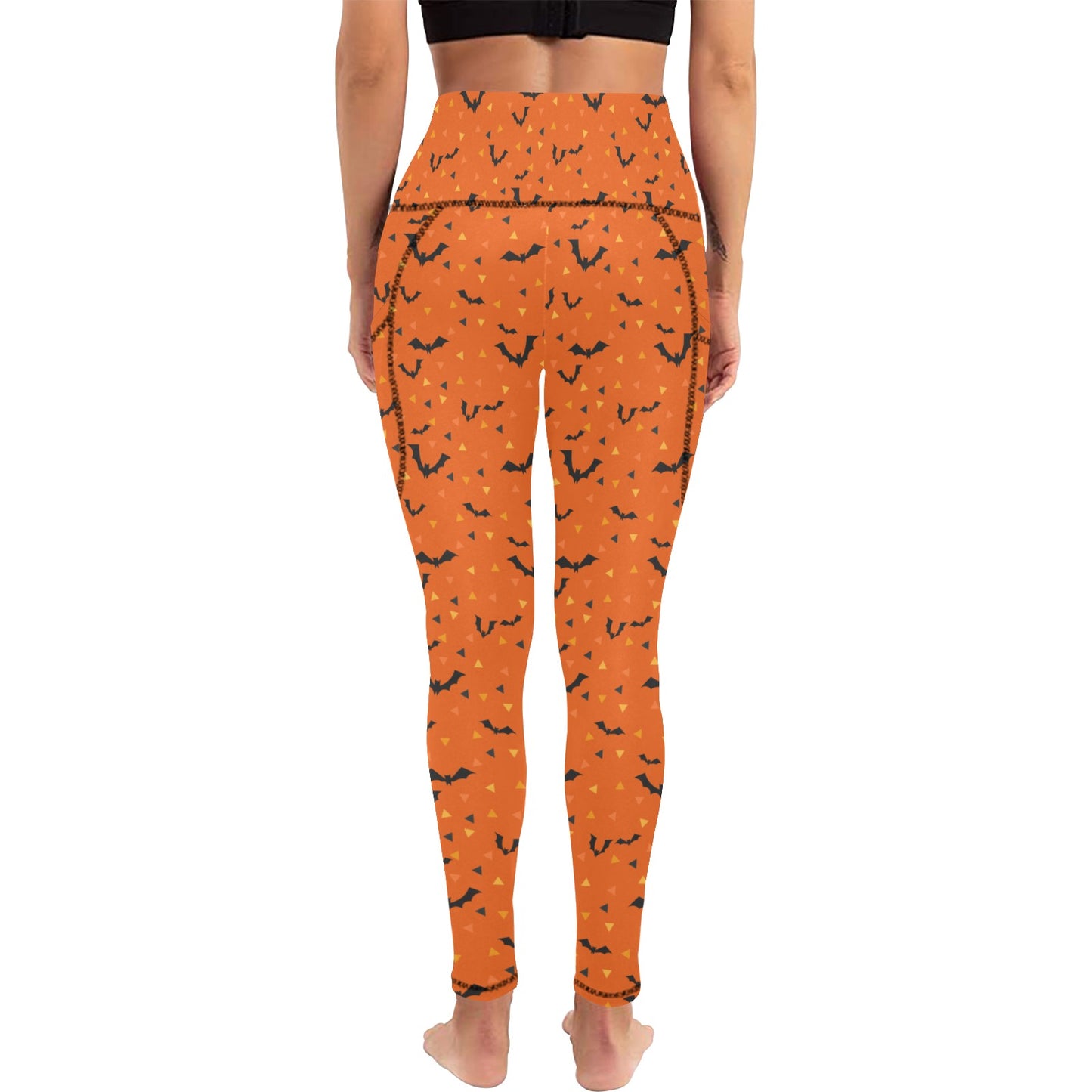 Dizzy Pickle Halloween 10314 Women's Pickleball Performance Leggings (Ankle Length, High-Waisted, & Two Side Pockets)