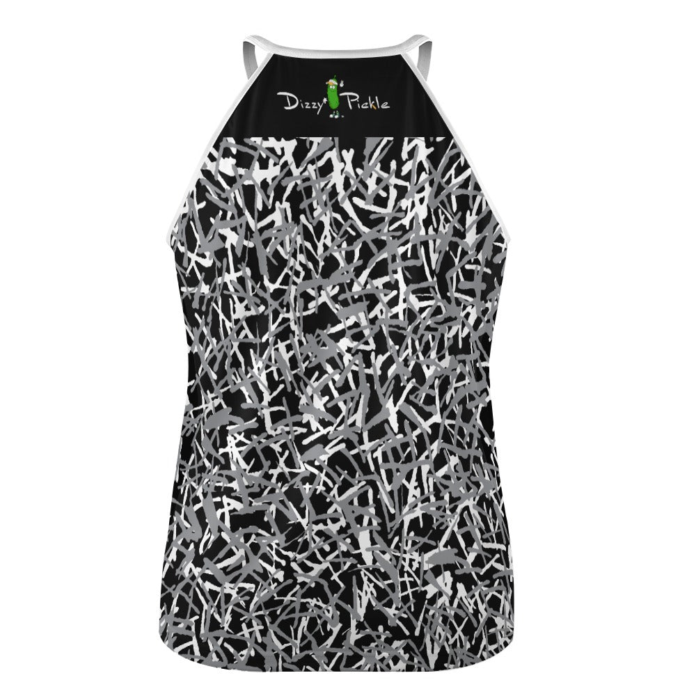 Dizzy Pickle Lesia Confetti BGW Women's Pickleball Sleeveless Crew Neck Vest