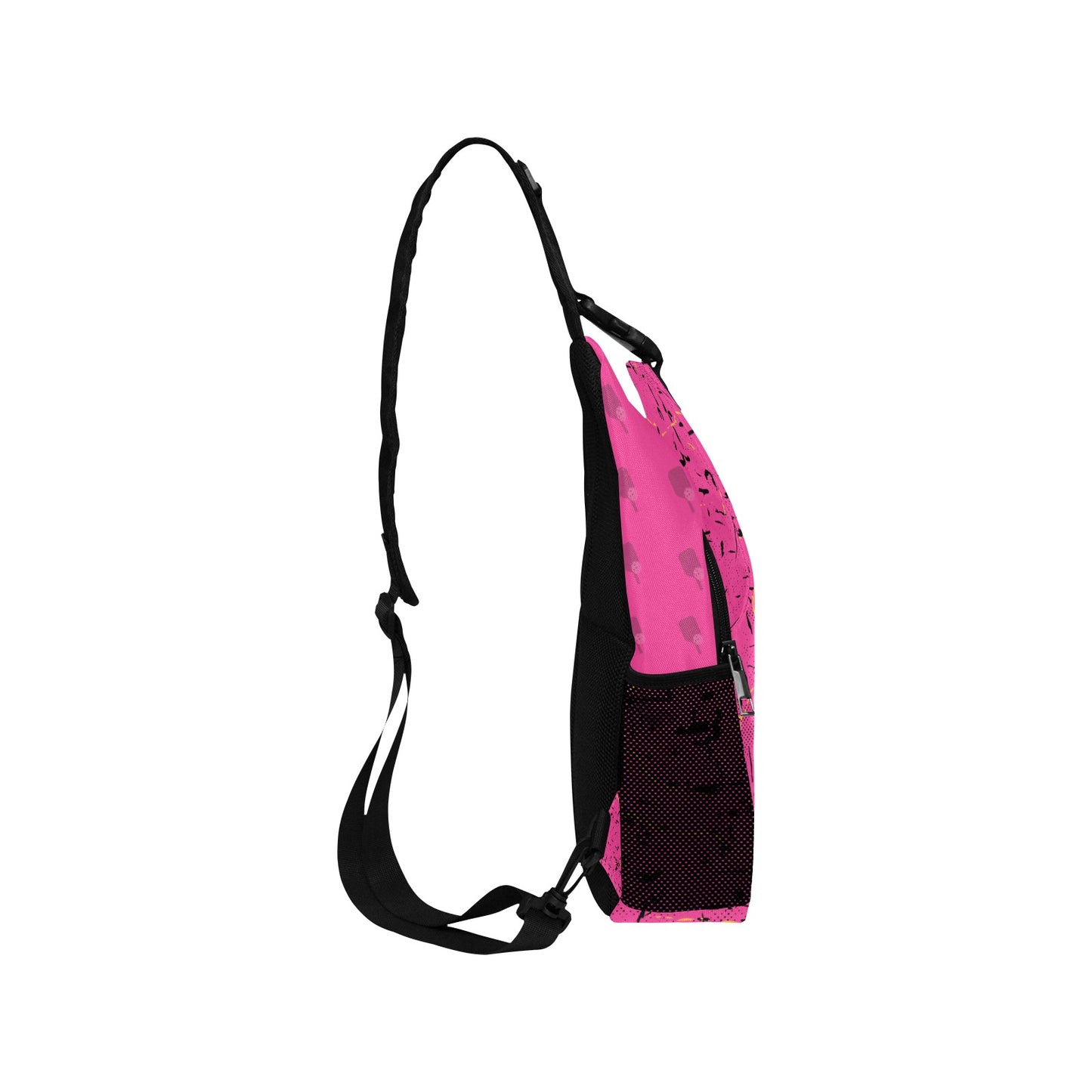 Dizzy Pickle Lynne Pink Pickleball Grab-N-Go Crossbody Casual Chest Bag