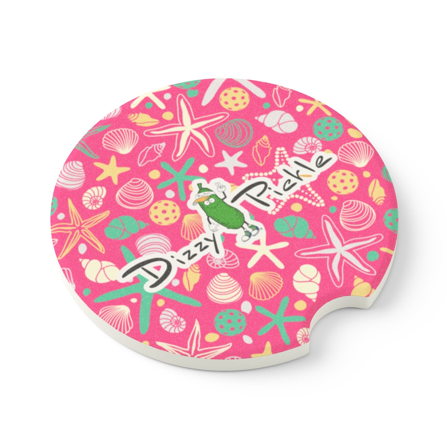 Dizzy Pickle MaryEllen Soapstone Car Coaster