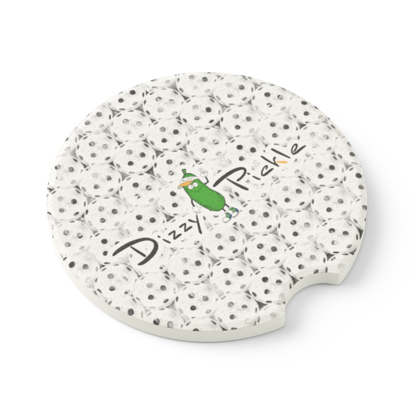 Dizzy Pickle Heidi BKW Balls Soapstone Car Coaster