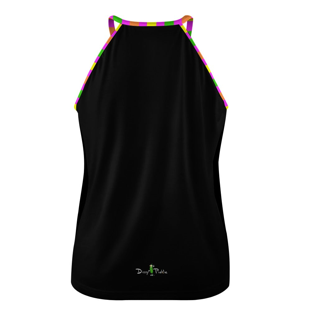 Dizzy Pickle Amber Rainbow Women's Pickleball Crew Neck Vest