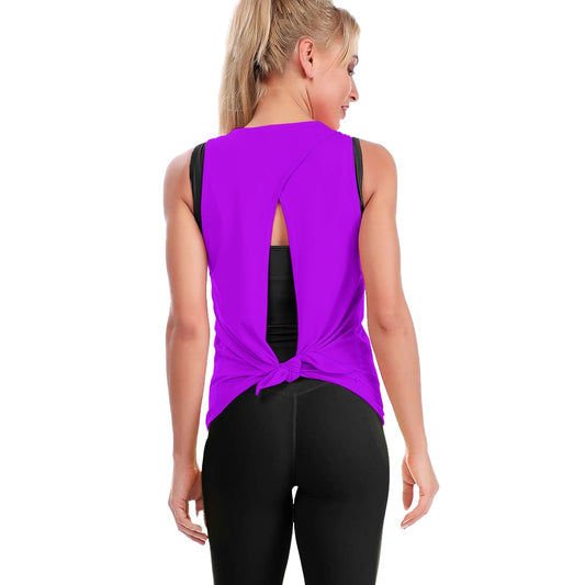 Dizzy Pickle DZY P Classic Magenta Women's Pickleball Sweat-Absorbing Tie-Back Vest