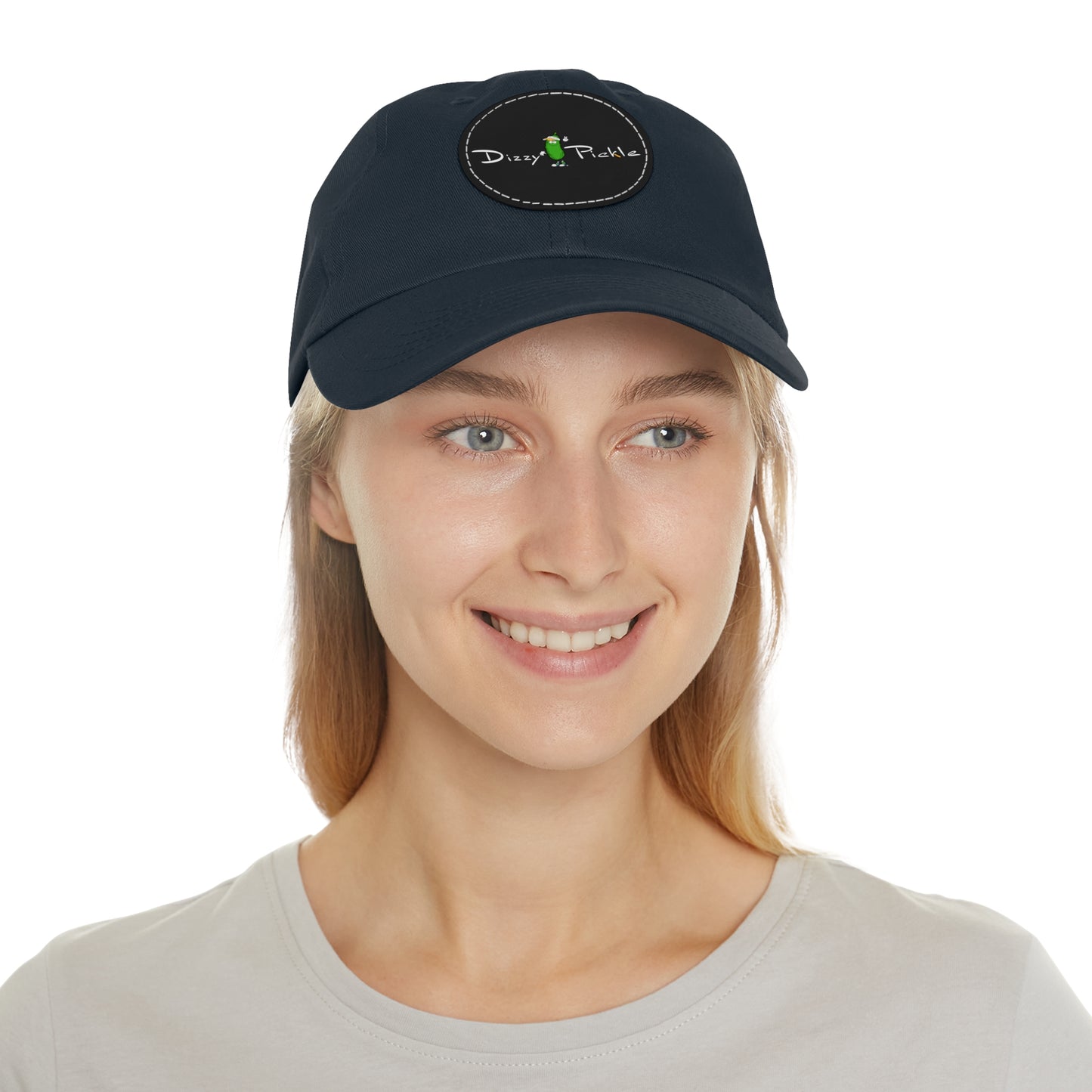 Dizzy Pickle DZY P Classic Unisex low-profile Hat with Round Leather Patch