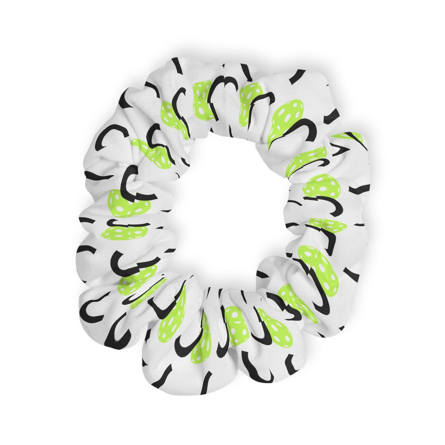 Dizzy Pickle Believe White Women's Pickleball Scrunchie