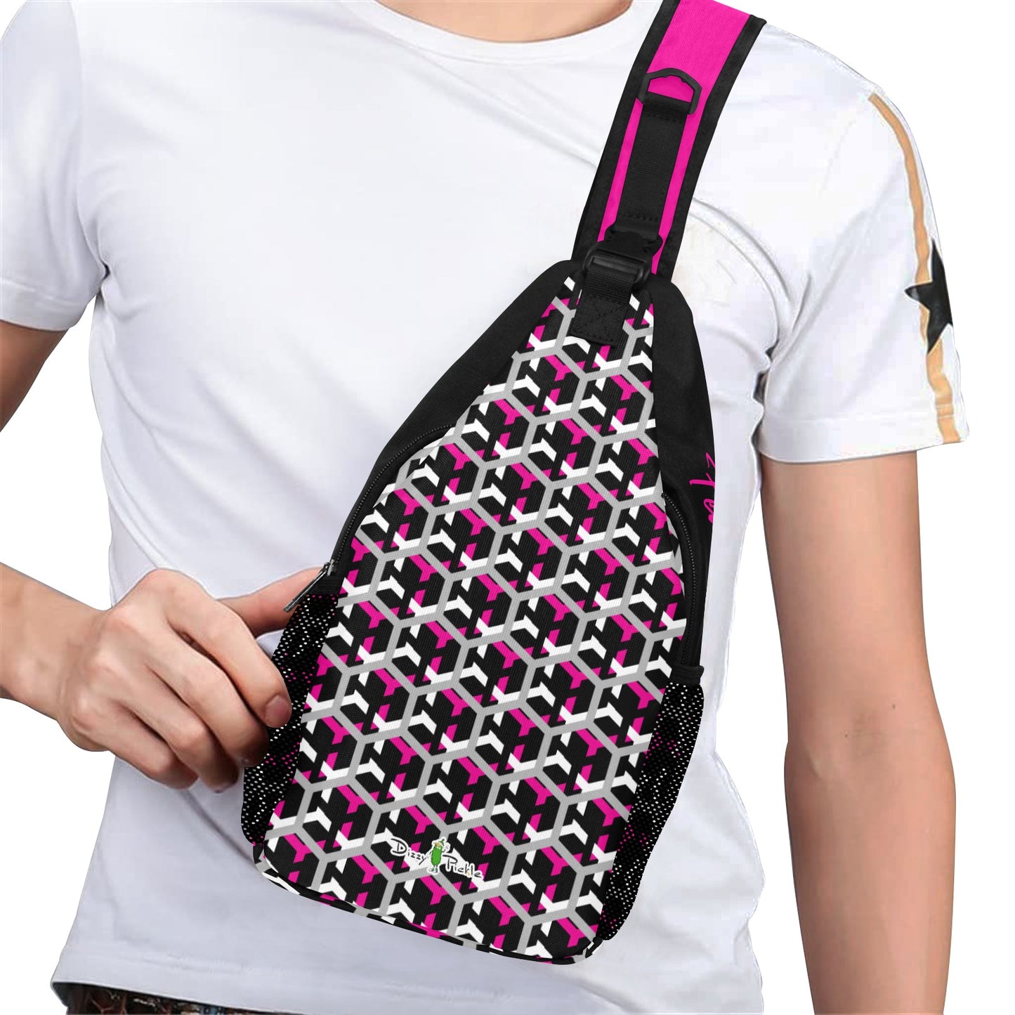 Dizzy Pickle Fearless Pickleball Grab-N-Go Crossbody Casual Chest Bag