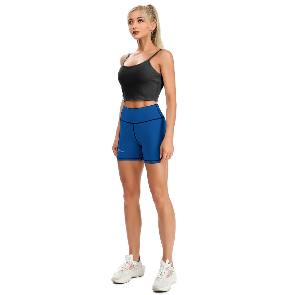 Dizzy Pickle DZY P Classic Dark Slate Blue Women's Pickleball Comfortable Skinny Sports Yoga Shorts