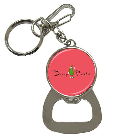 Dizzy Pickle DZY P Classic Dusky Peach Bottle Opener Key Chain