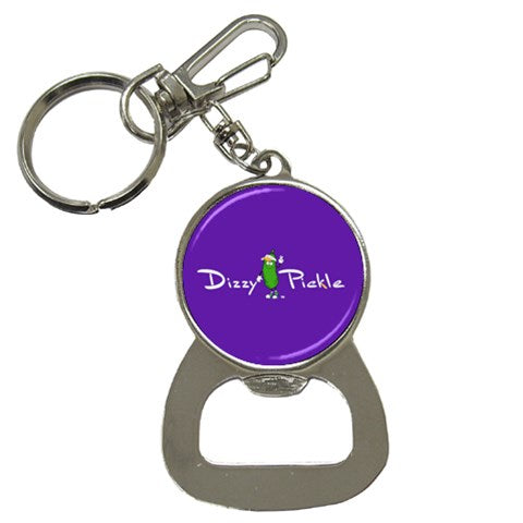 Dizzy Pickle DZY P Classic Purple Bottle Opener Key Chain