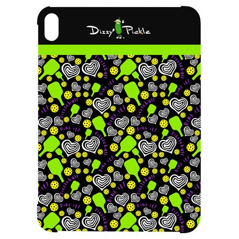 Dizzy Pickle Dinking Diva Hearts BG Apple iPad 10th Gen 10.9" Case