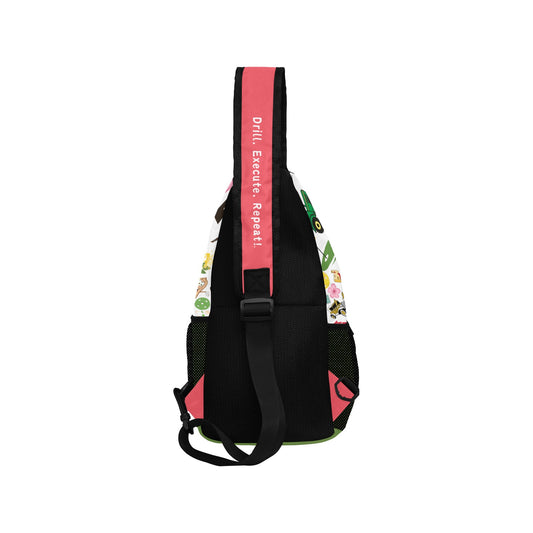 Dizzy Pickle Georgia Pickleball Grab-N-Go Crossbody Casual Chest Bag