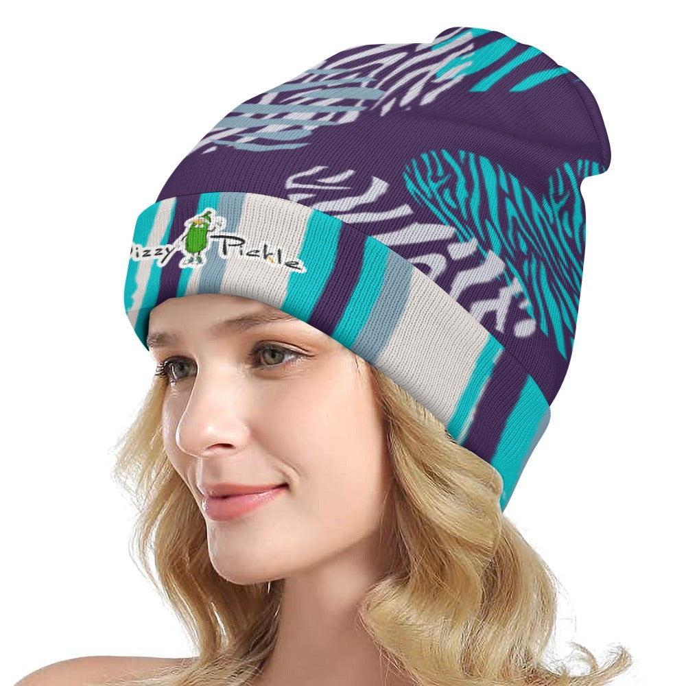 Dizzy Pickle Shelley Deep Purple One-Size Knitted Beanie