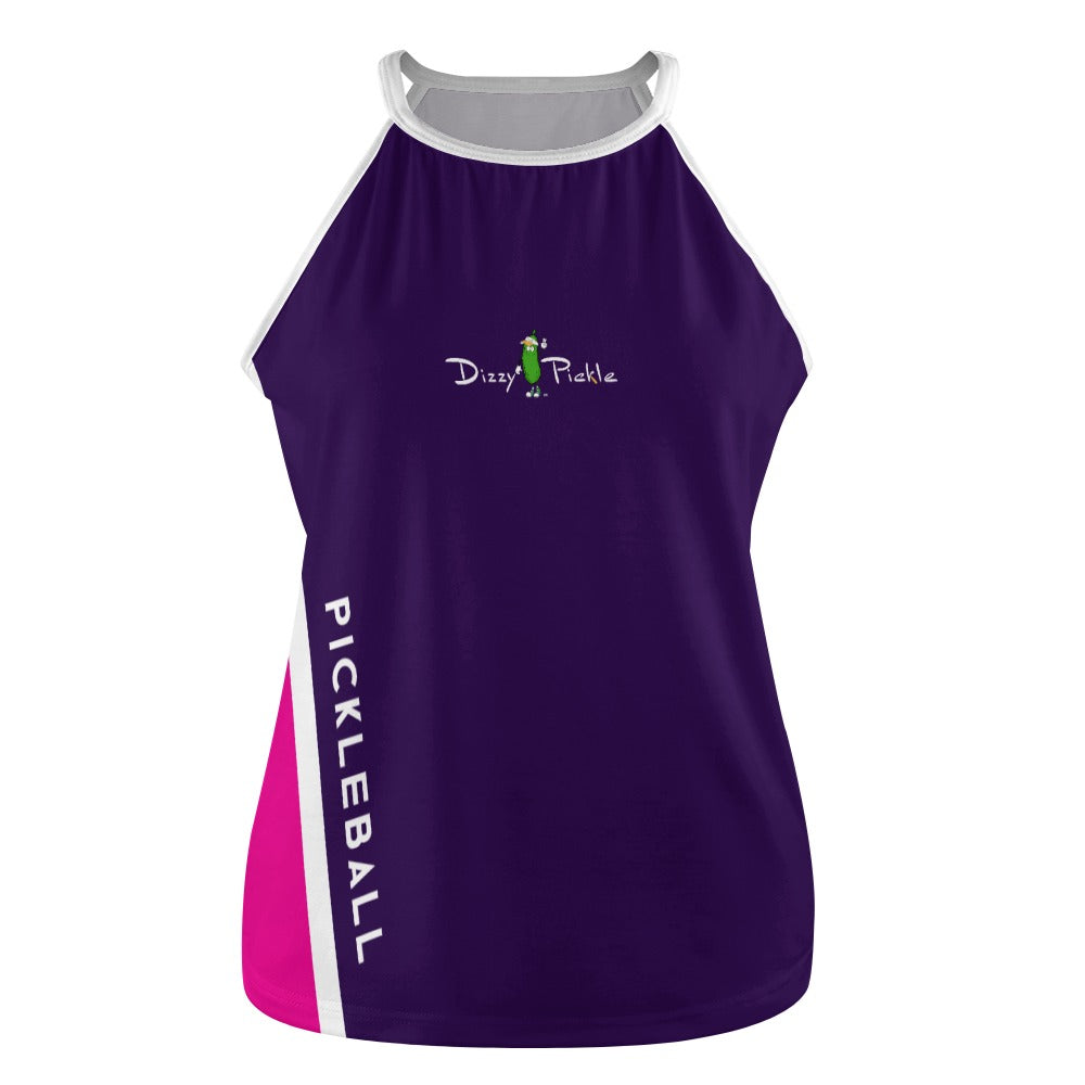 Dizzy Pickle Performance DS Women's Pickleball Sleeveless Crew Neck Vest Deep Purple  Fuchsia