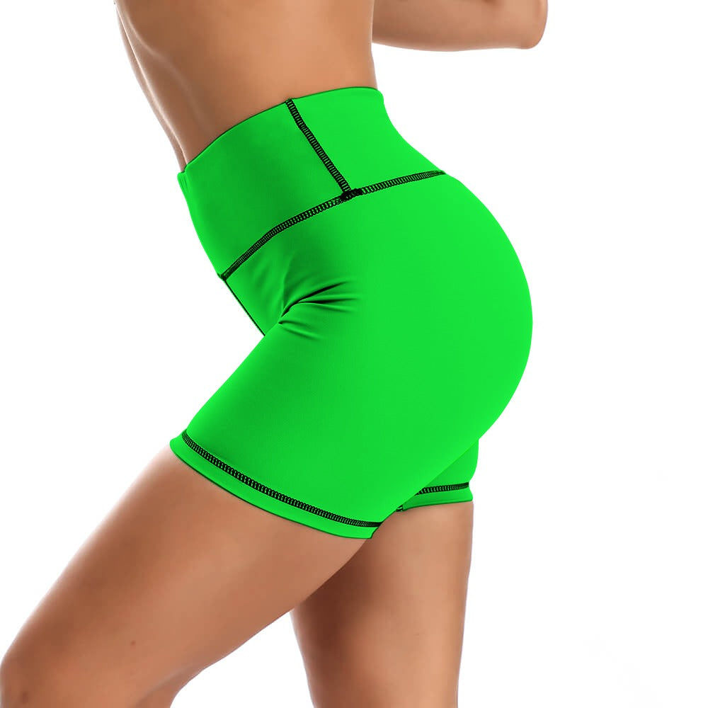 Dizzy Pickle DZY P Classic Lime Green Women's Pickleball Comfortable Skinny Sports Yoga Shorts