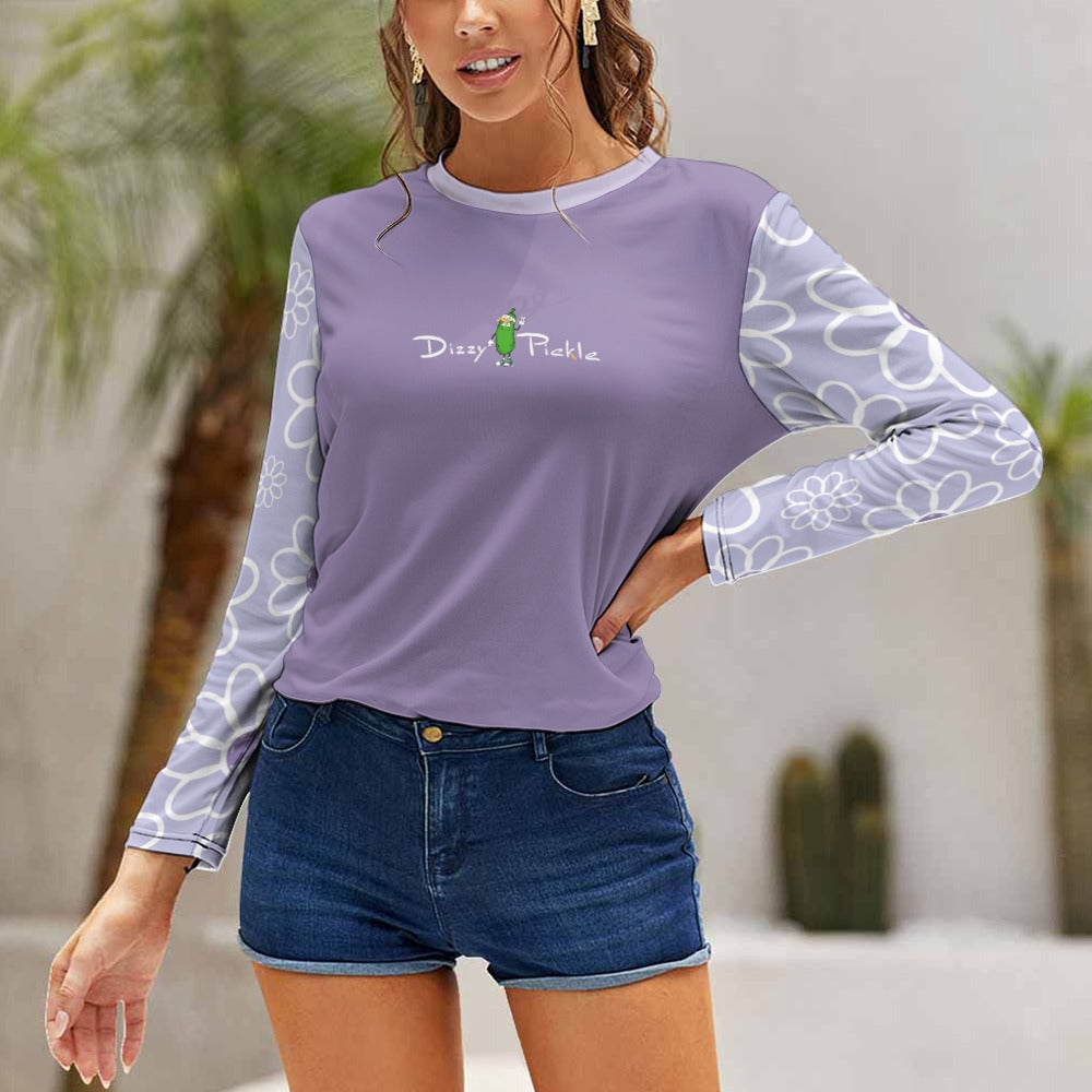 Dizzy Pickle Sophie Blooms Women's Pickleball Stretchable Long Sleeve Shirt