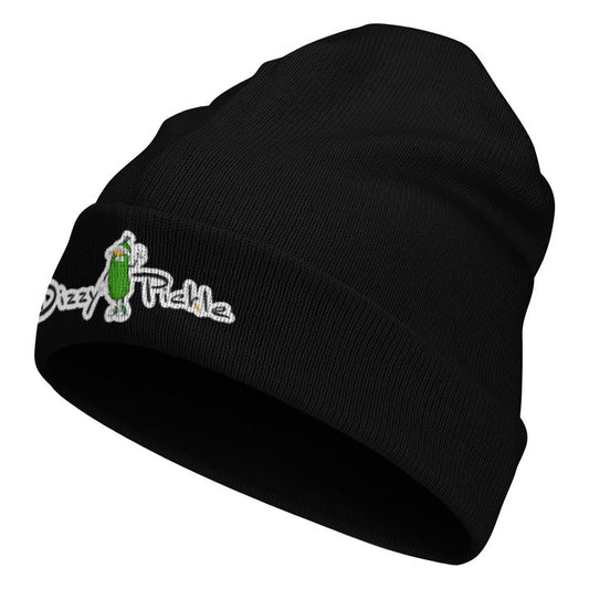 Dizzy Pickle DZY P Classic Black Unisex Knitted Beanie