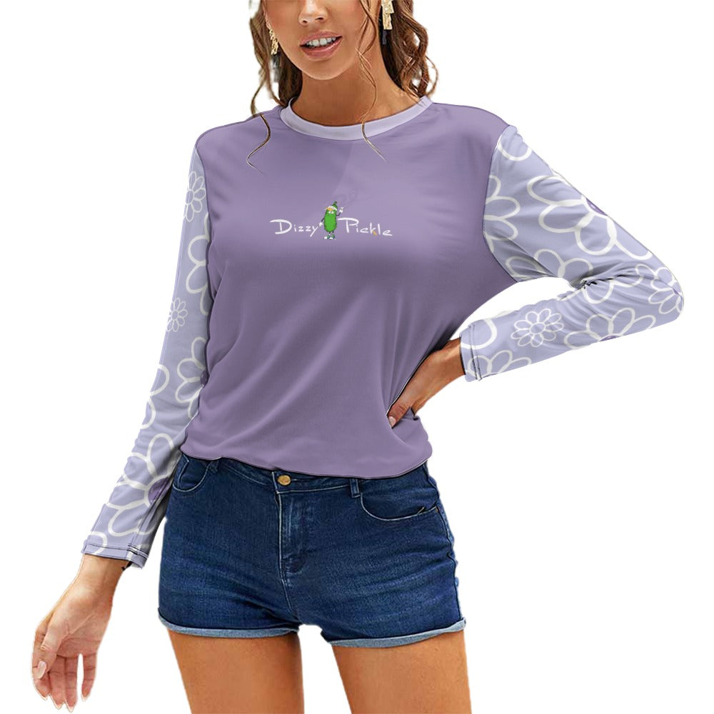 Dizzy Pickle Sophie Blooms Women's Pickleball Stretchable Long Sleeve Shirt