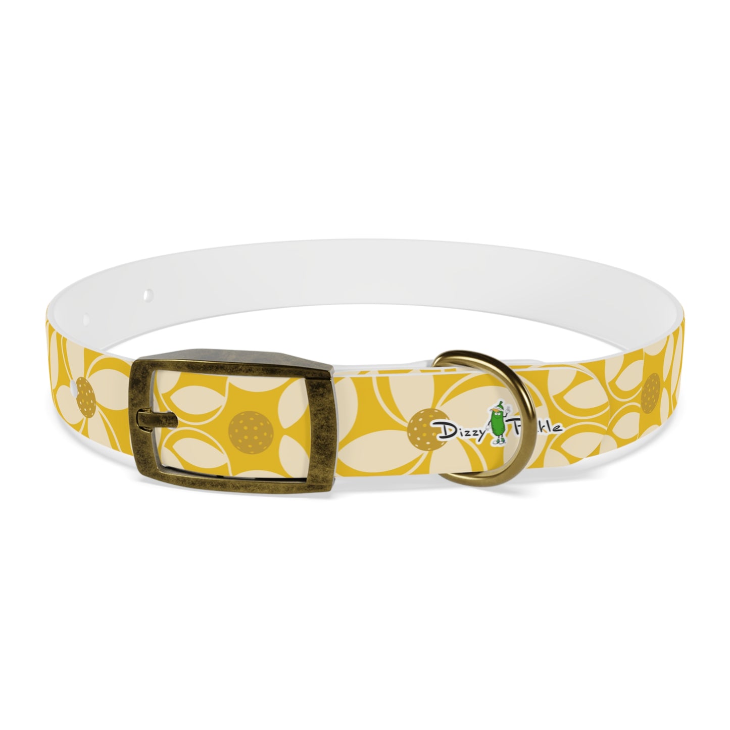 Dizzy Pickle Beth Gold Pickleball Dog Collar