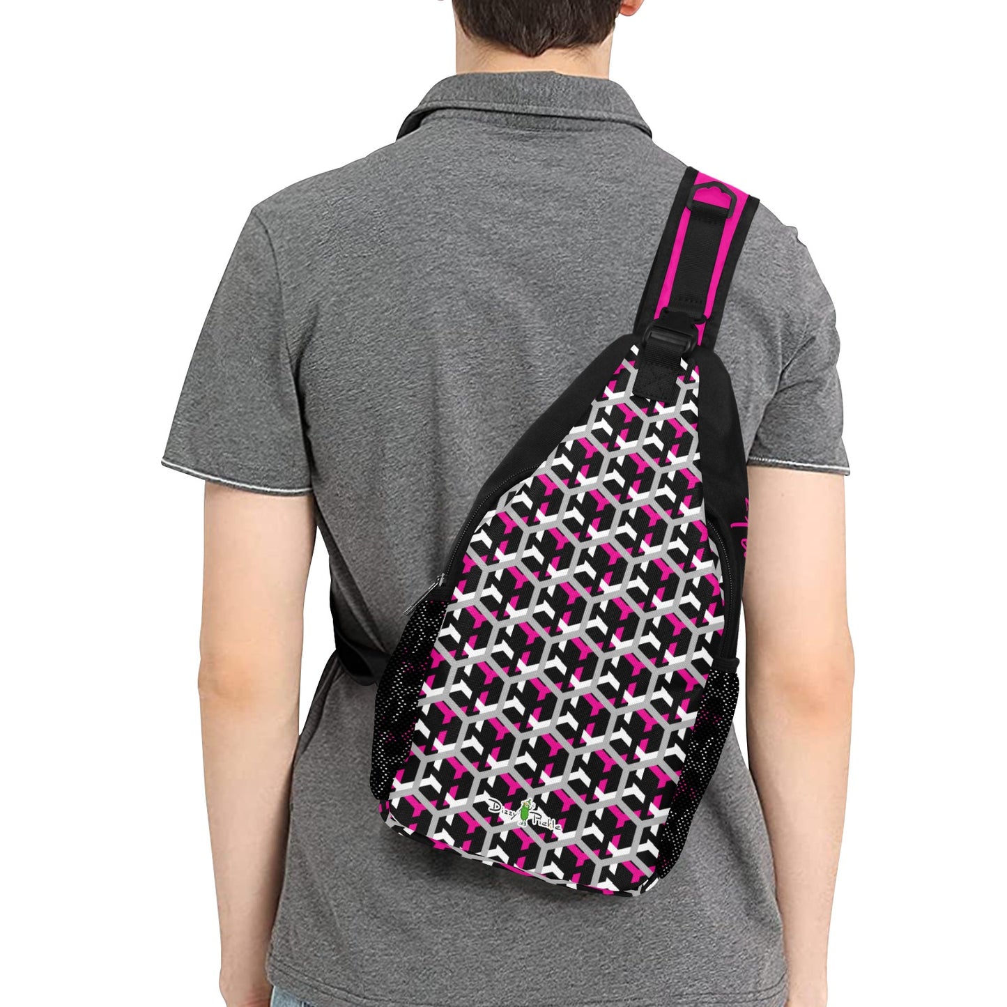 Dizzy Pickle Fearless Pickleball Grab-N-Go Crossbody Casual Chest Bag