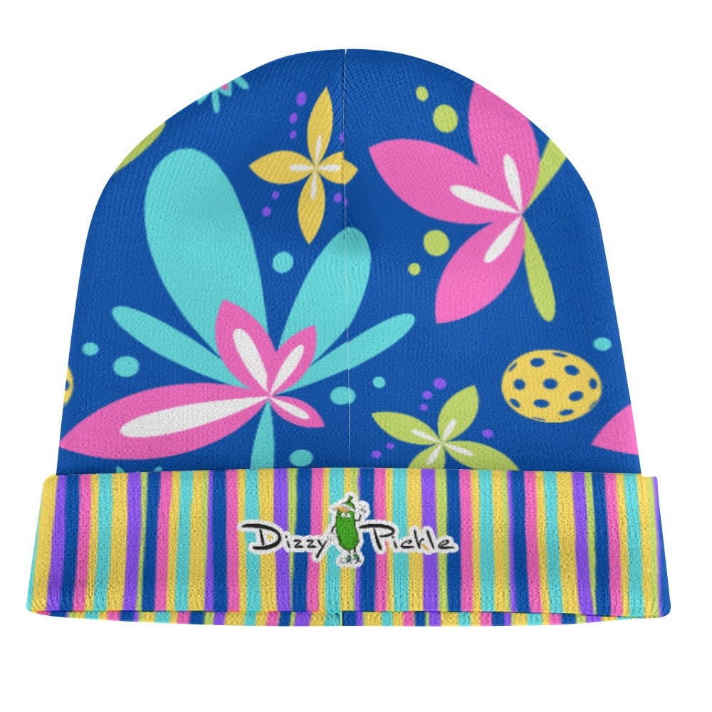 Dizzy Pickle Donna Blue One-Size Knitted Beanie