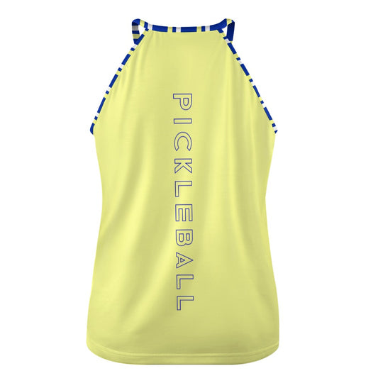 Dizzy Pickle Coming Up Daisies BY Yellow Women's Pickleball Crew Neck Vest