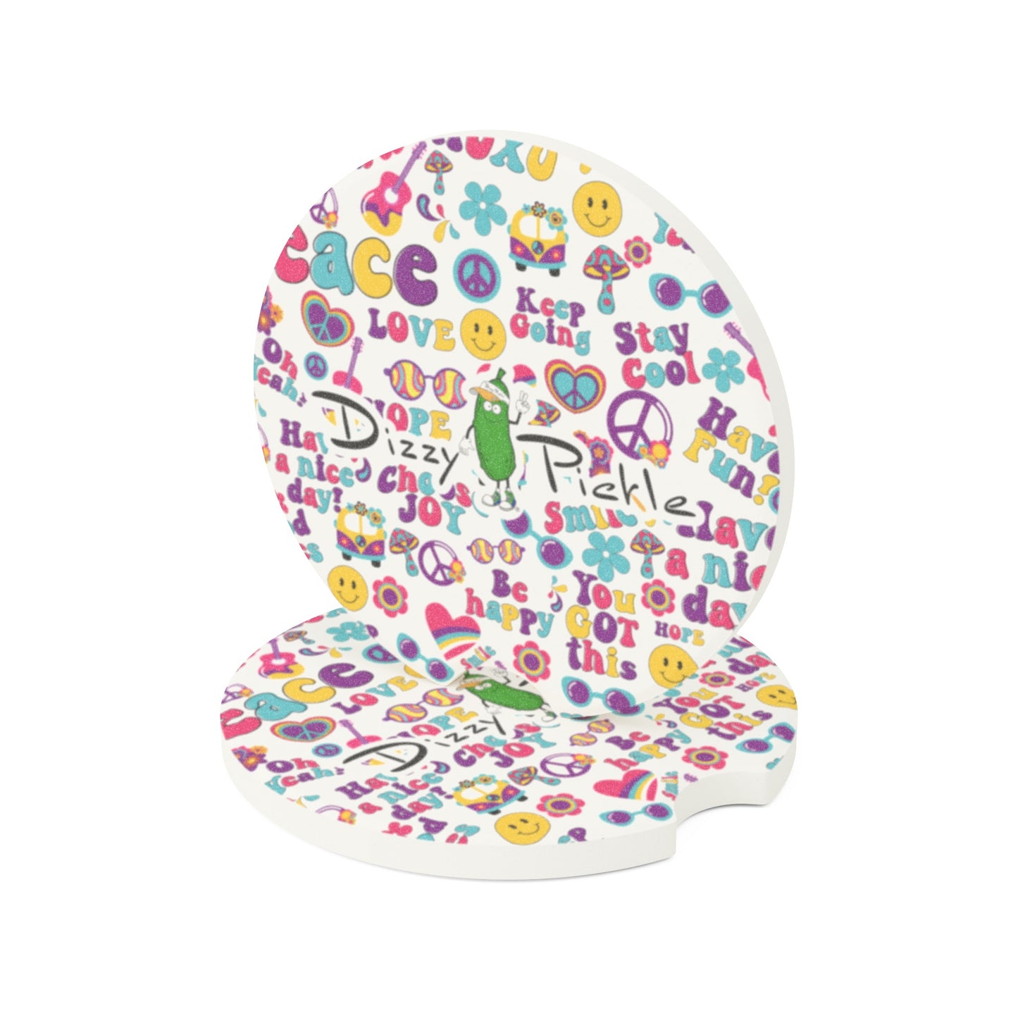 Dizzy Pickle Jenny Soapstone Car Coaster