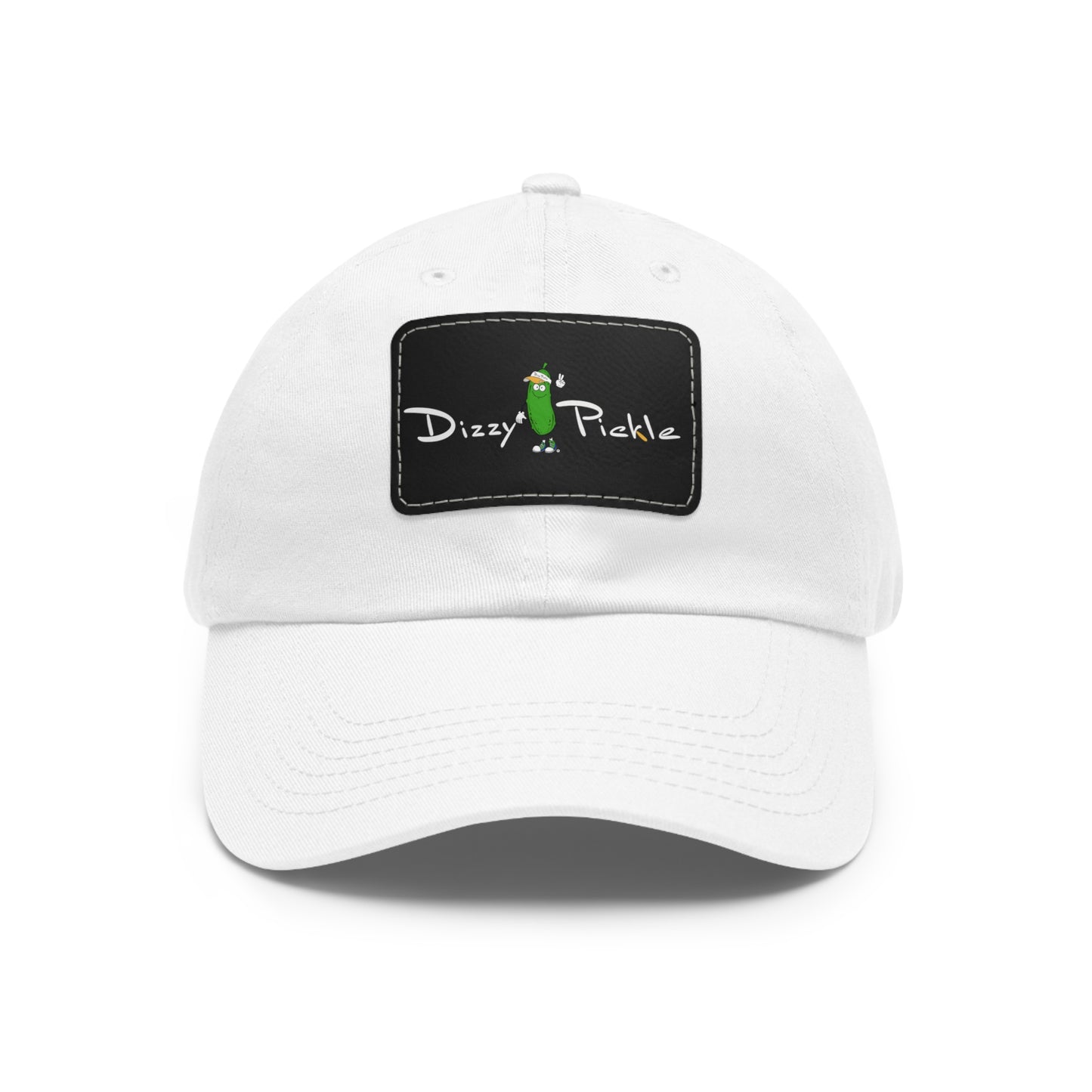 Dizzy Pickle DZY P Classic Unisex low-profile Hat with Leather Patch v2