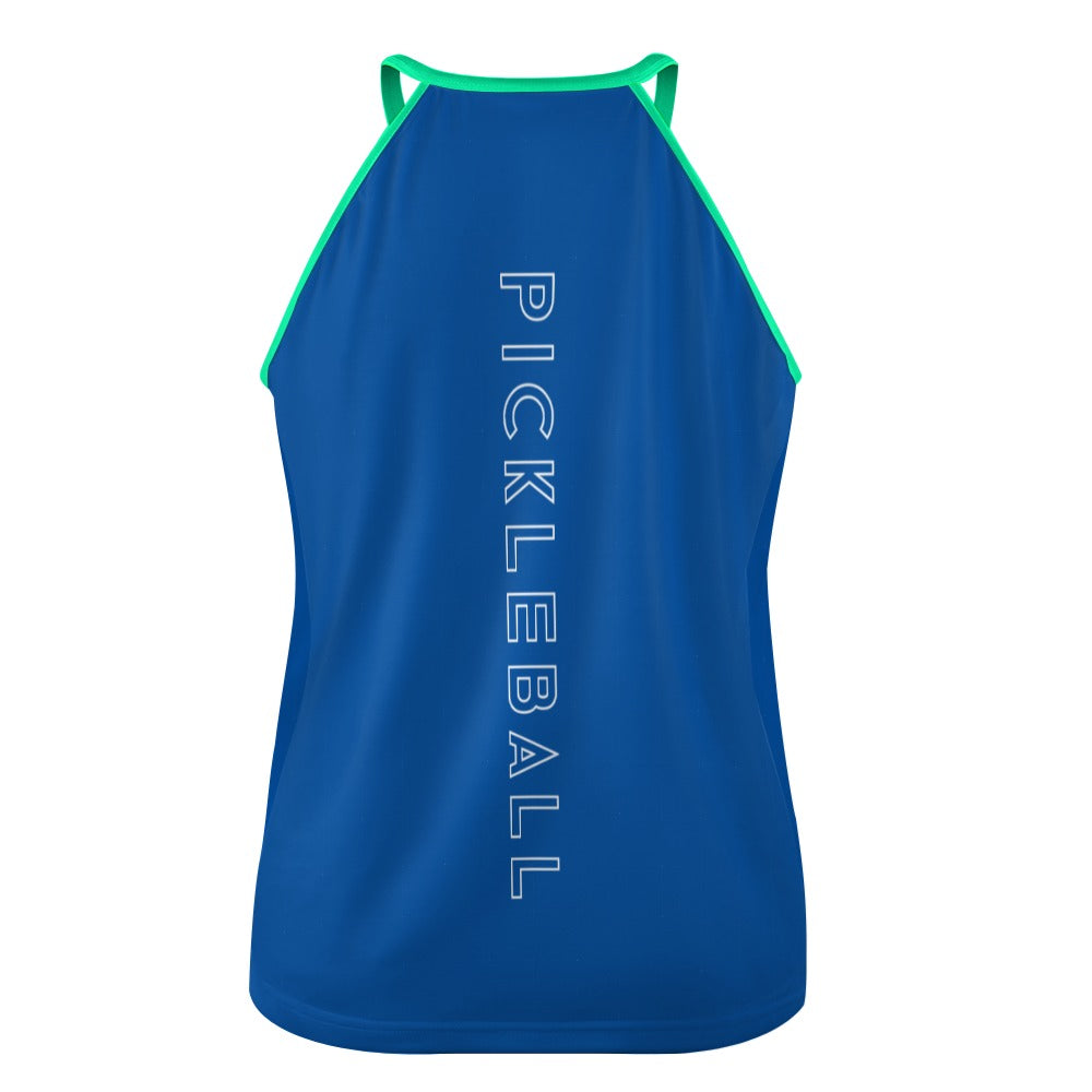 Dizzy Pickle PICKLEBALL Striped 9872 Women's Pickleball Crew Neck Sleeveless Vest