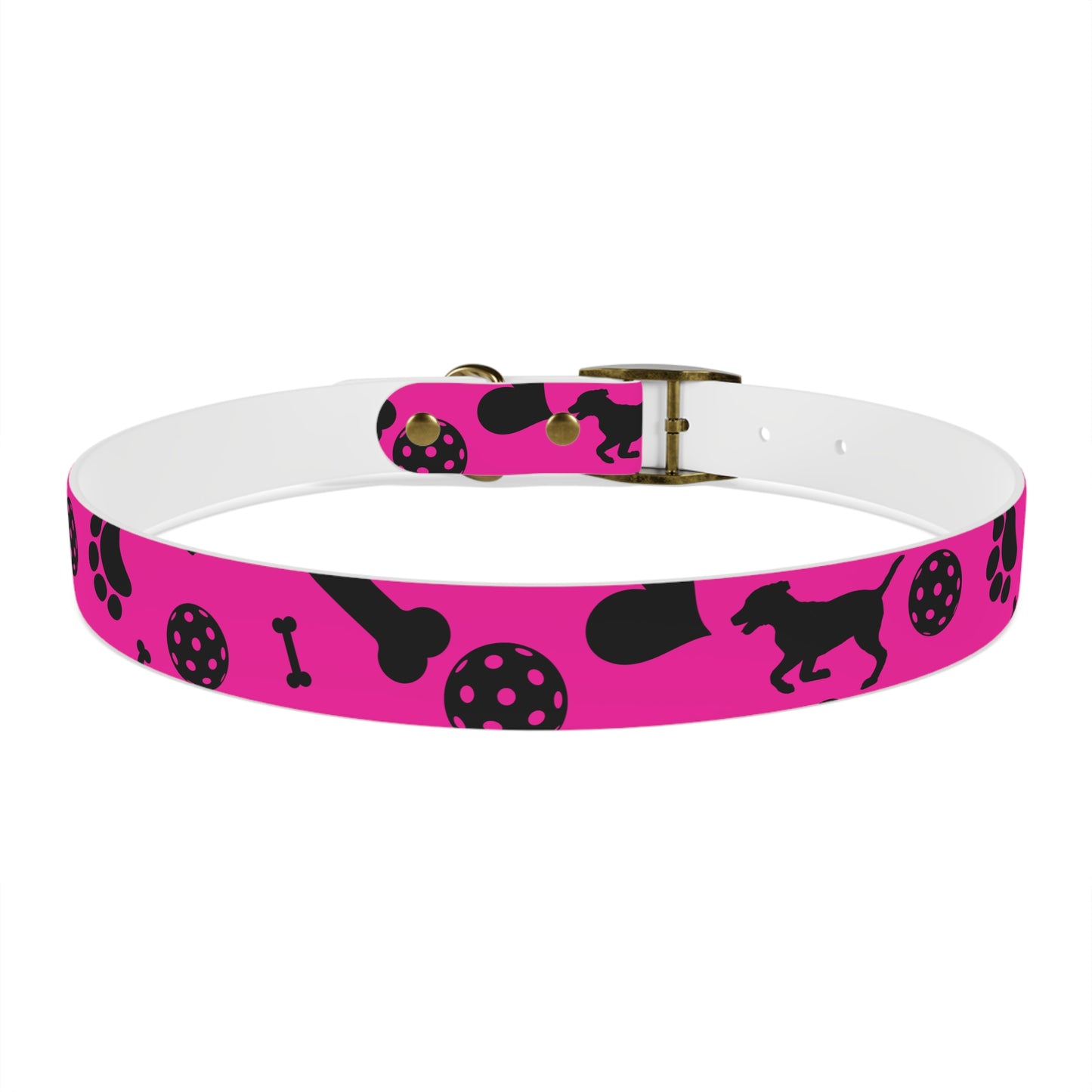 Dizzy Pickle Millie Pink Pickleball Dog Collar