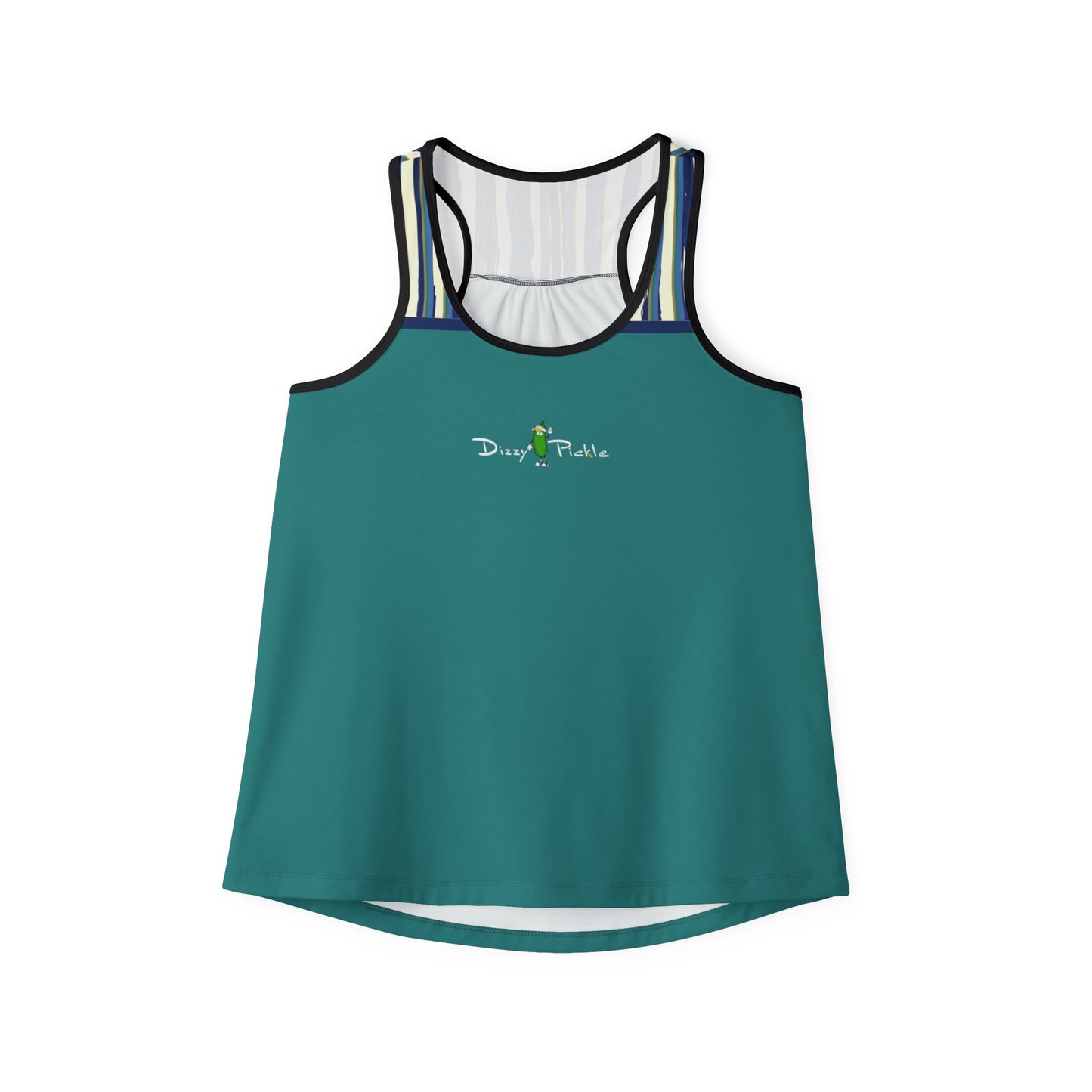 Dizzy Pickle Anne Stripes Women's Pickleball Peak Performance Racerback Tank Top