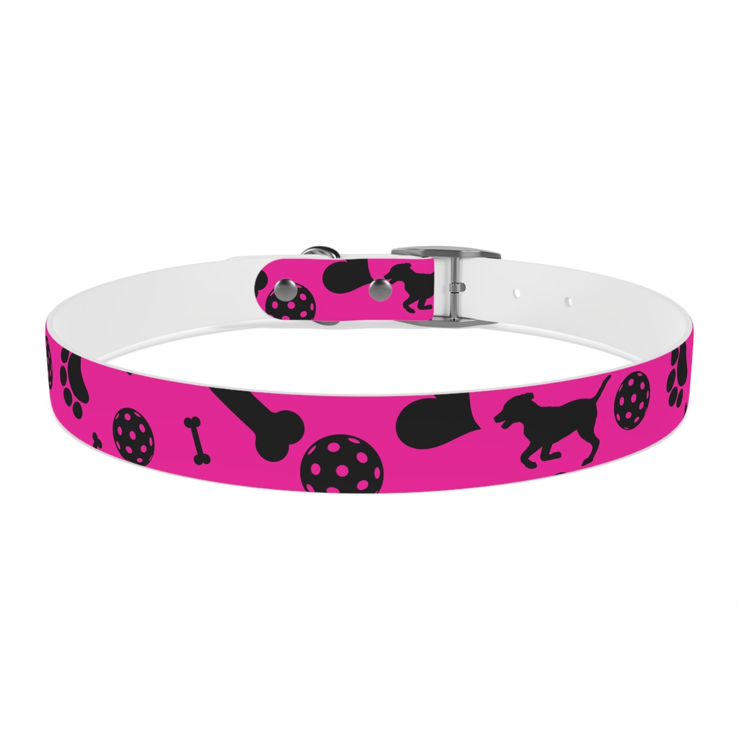 Dizzy Pickle Millie Pink Pickleball Dog Collar