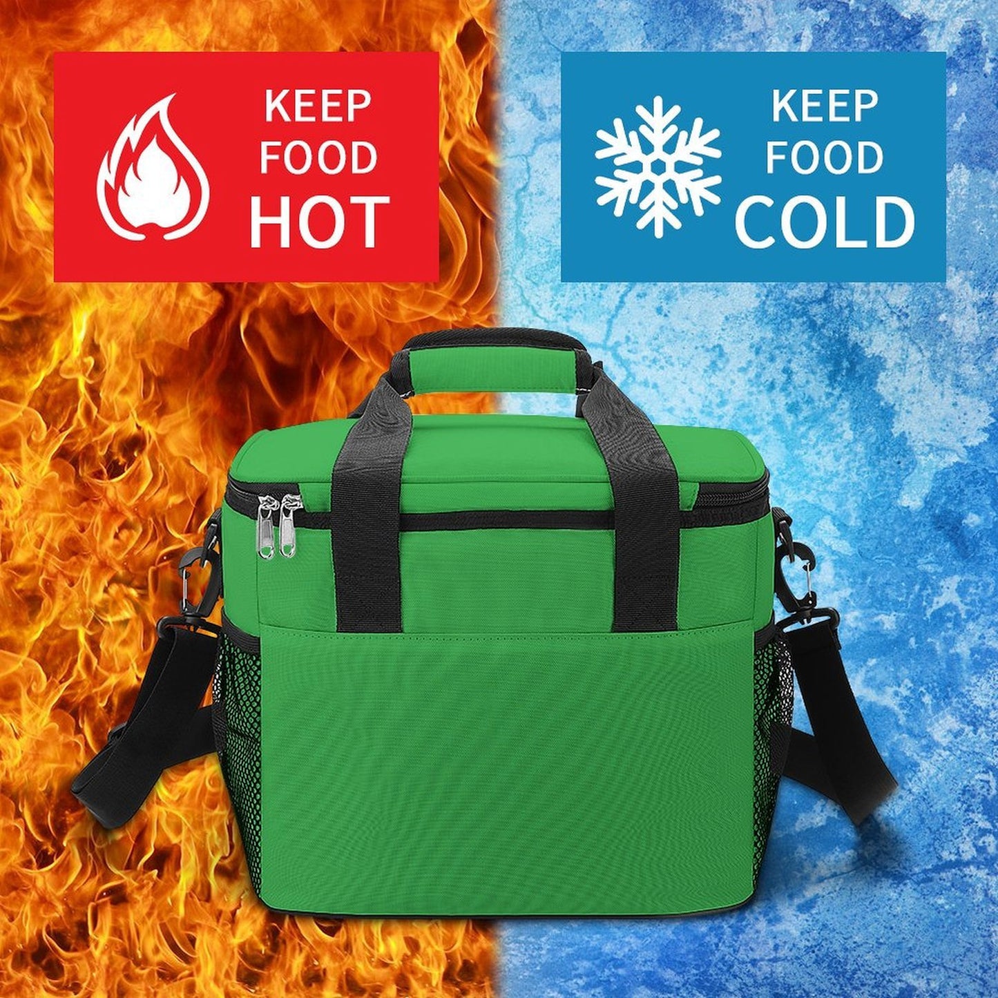 Custom Large Insulated Cooler Bag Thermal Tote With Shoulder
