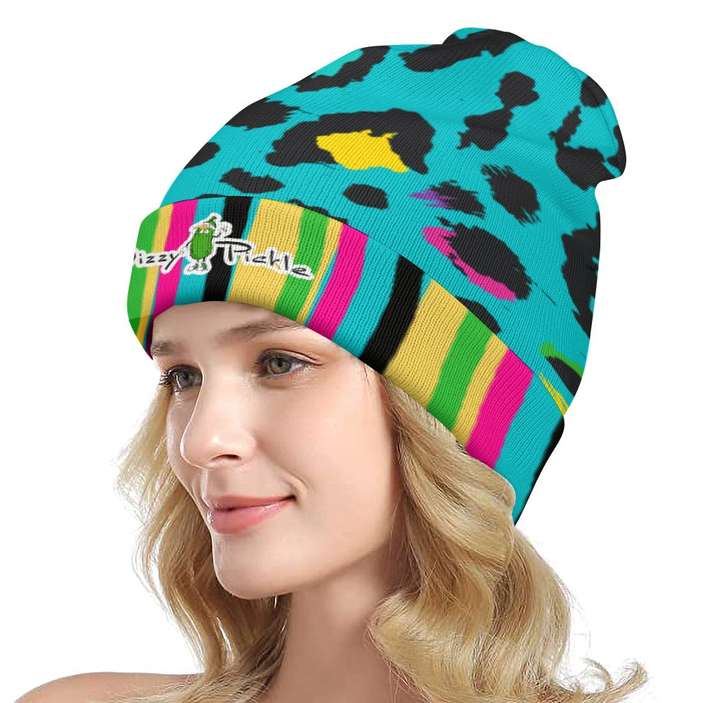 Dizzy Pickle Amber Cool Teal One-Size Knitted Beanie