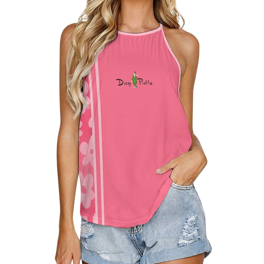 Dizzy Pickle Adleigh Blooms Women's Pickleball Crew Neck Vest