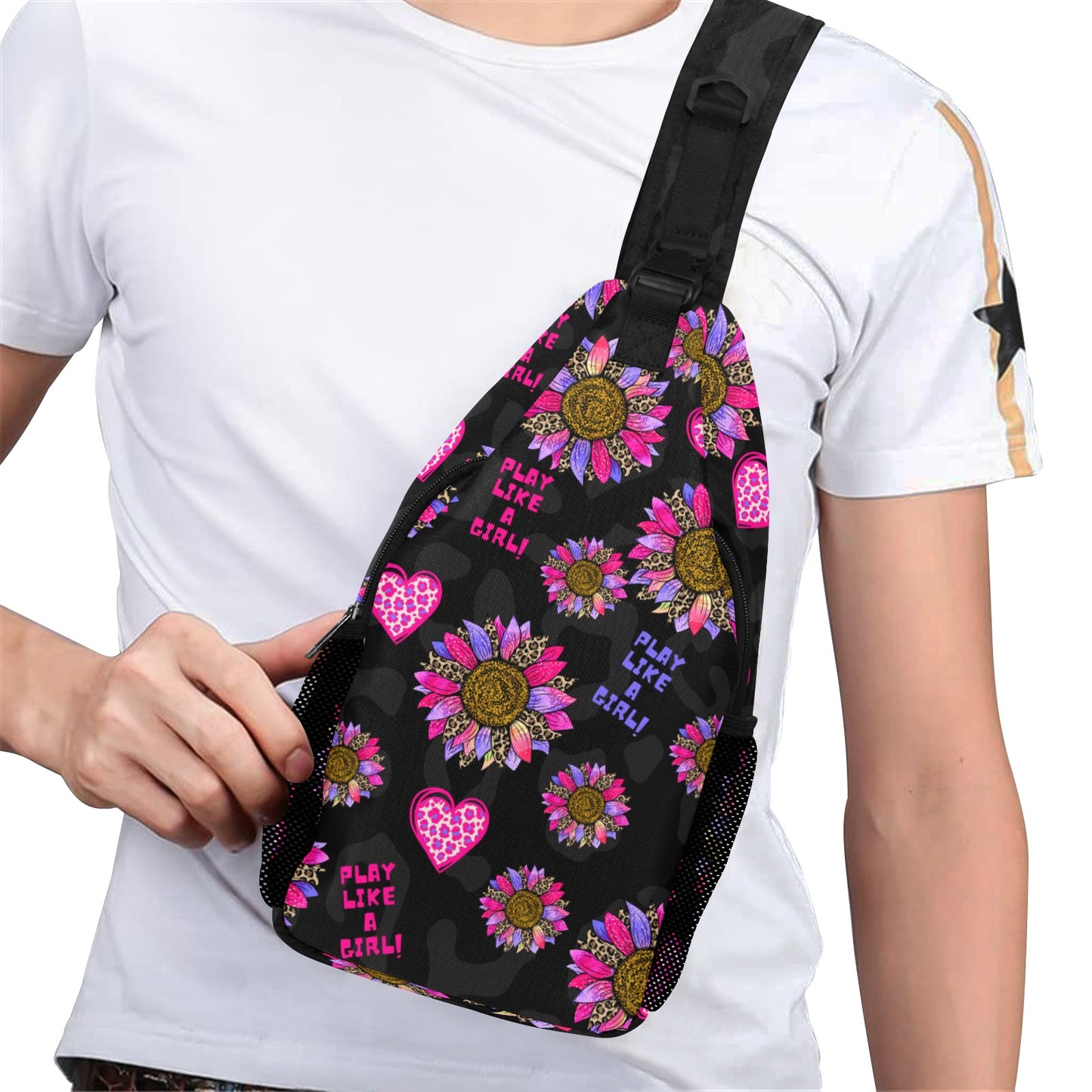 Dizzy Pickle Amber Wild and Free Pickleball Grab-N-Go Crossbody Casual Chest Bag