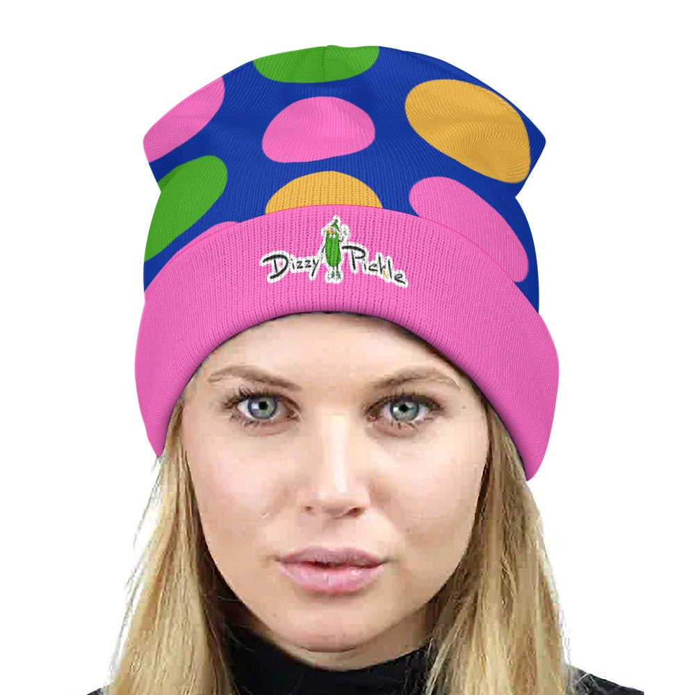 Dizzy Pickle Rita Polka Dots One-Size Knitted Beanie