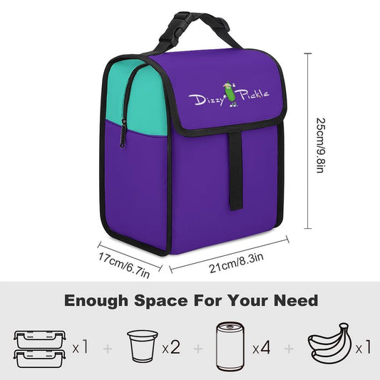 Custom Flip Top Insulated Lunch Bag Thermal Cooler Tote With Handle