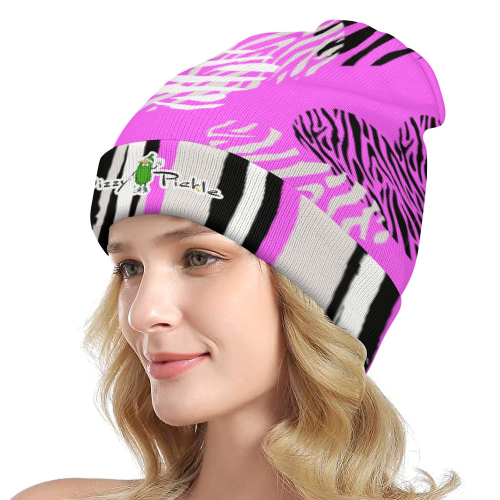 Dizzy Pickle Shelley Pink One-Size Knitted Beanie