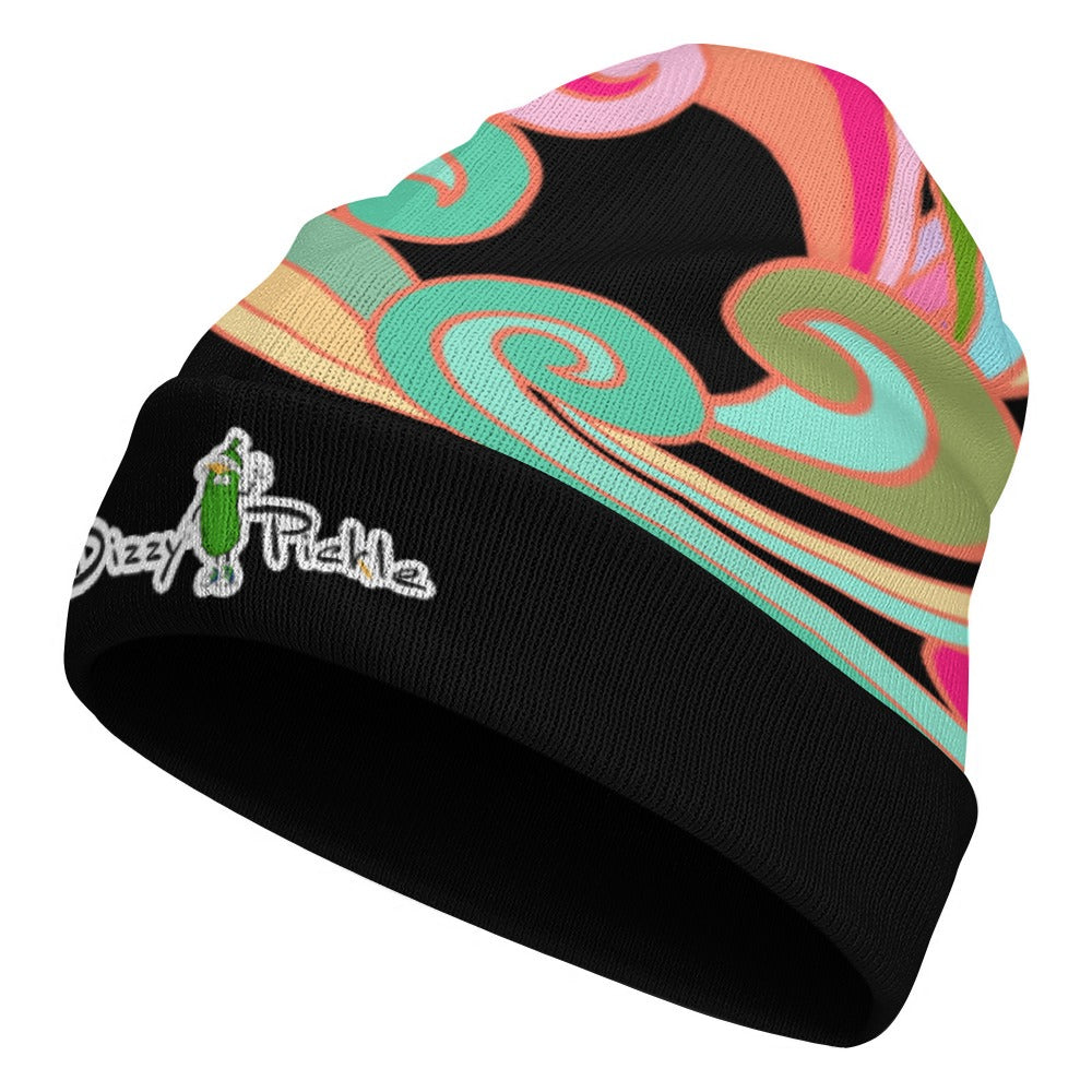 Dizzy Pickle Anna Black One-Size Knitted Beanie