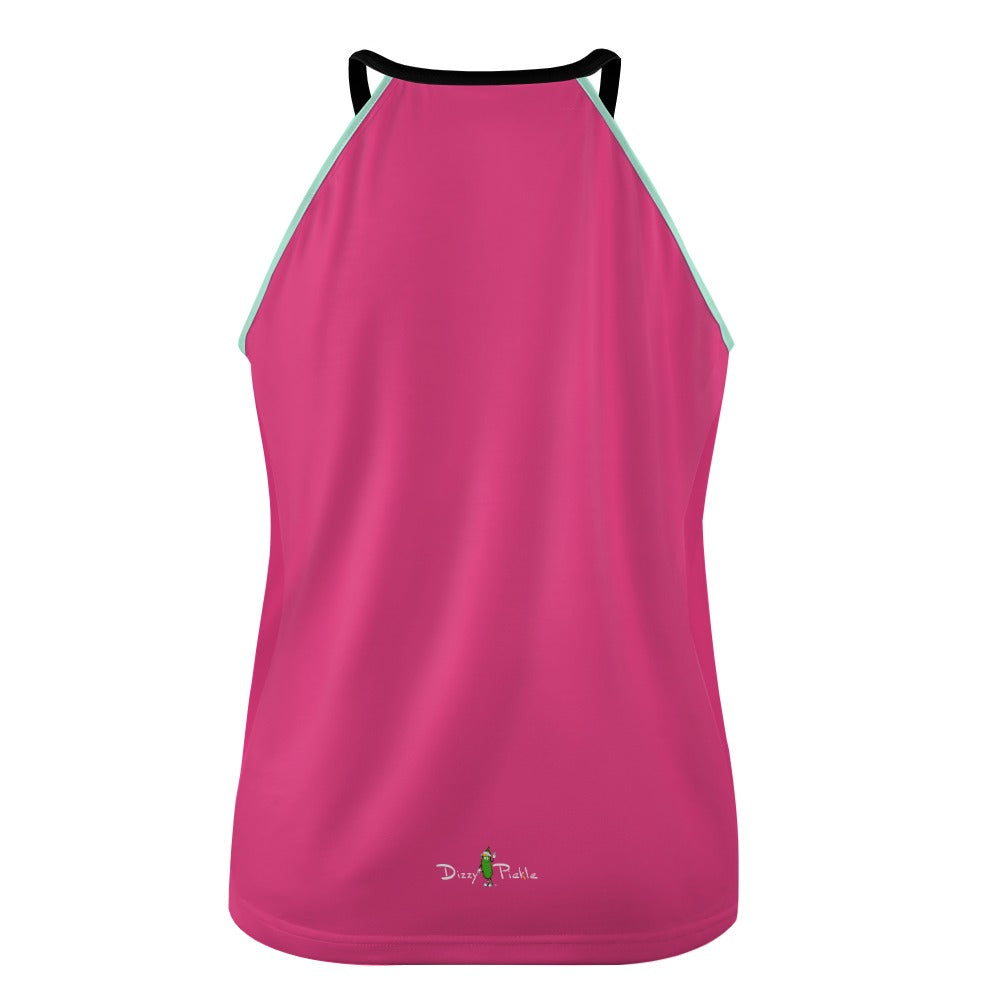 Dizzy Pickle Anna Pink Women's Pickleball Crew Neck Vest