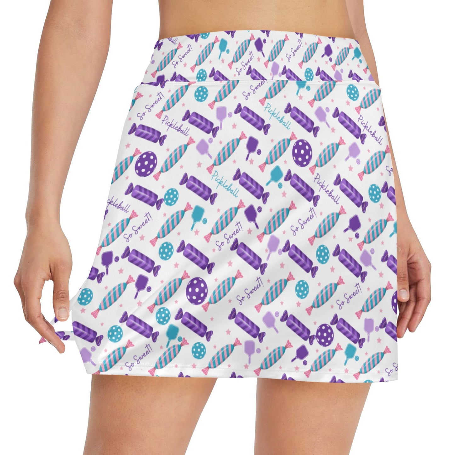 Dizzy Pickle So Sweet Main Women's Pickleball 18"  Athletic Skort with Inner Shorts and Two Ball Pockets