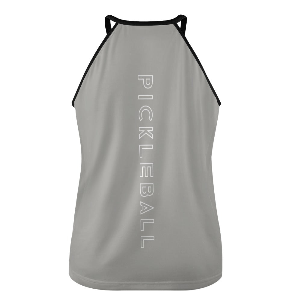 Dizzy Pickle PICKLEBALL Striped 9823 Women's Pickleball Crew Neck Sleeveless Vest