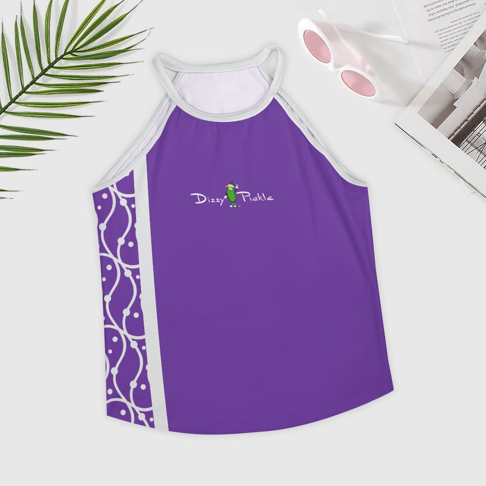 Dizzy Pickle Purple Haze Women's Pickleball Crew Neck Vest