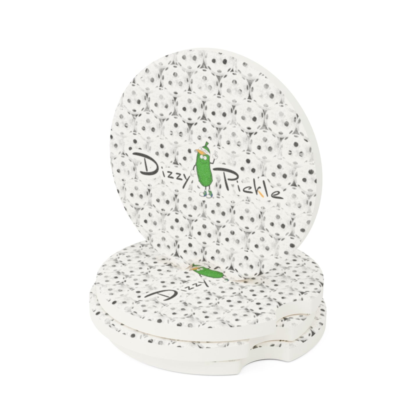 Dizzy Pickle Heidi BKW Balls Soapstone Car Coaster