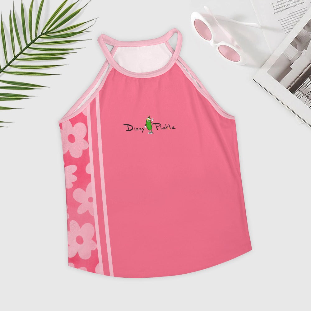 Dizzy Pickle Adleigh Blooms Women's Pickleball Crew Neck Vest