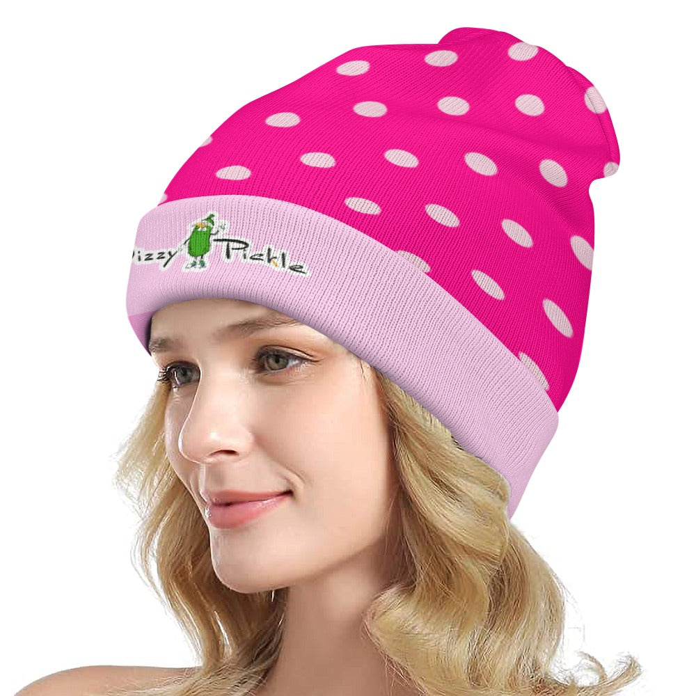 Dizzy Pickle Avery Polka Dots One-Size Knitted Beanie