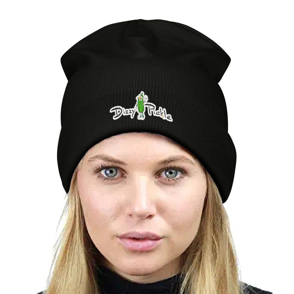 Dizzy Pickle DZY P Classic Black Unisex Knitted Beanie