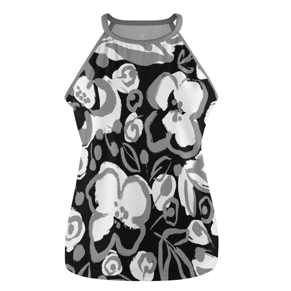 Dizzy Pickle Lesia BGW Blooms Women's Pickleball Sleeveless Crew Neck Vest