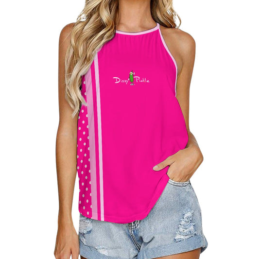 Dizzy Pickle Avery Polka Dots Women's Pickleball Crew Neck Vest