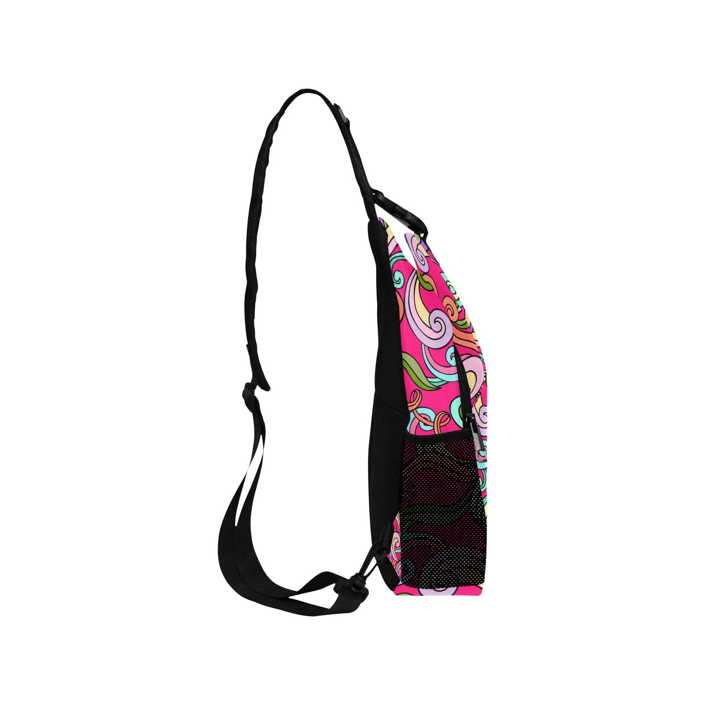 Dizzy Pickle Anna Pink Pickleball Grab-N-Go Crossbody Casual Chest Bag